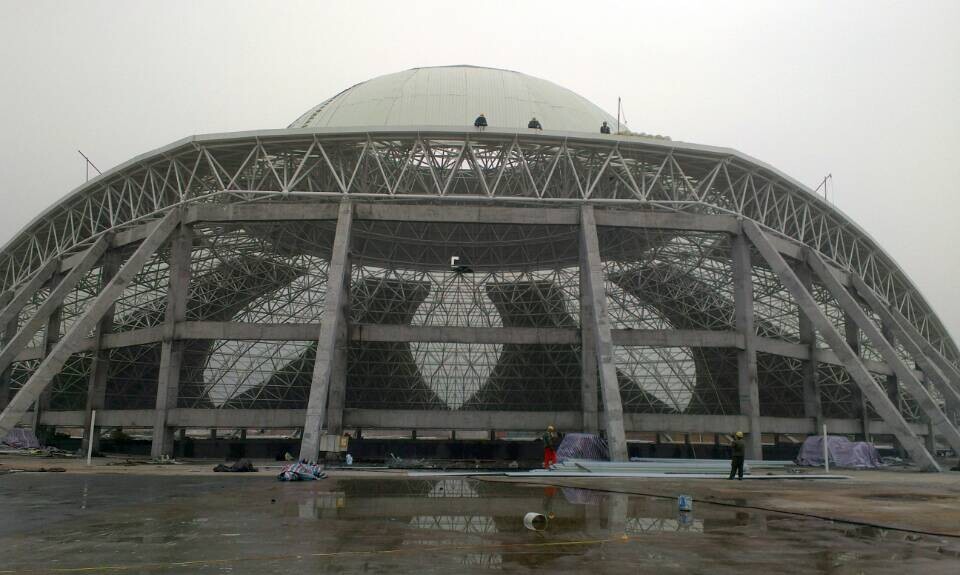 北流温泉馆网架工程